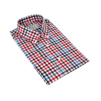 Bespoke - Red, Blue & Black Checked Shirt