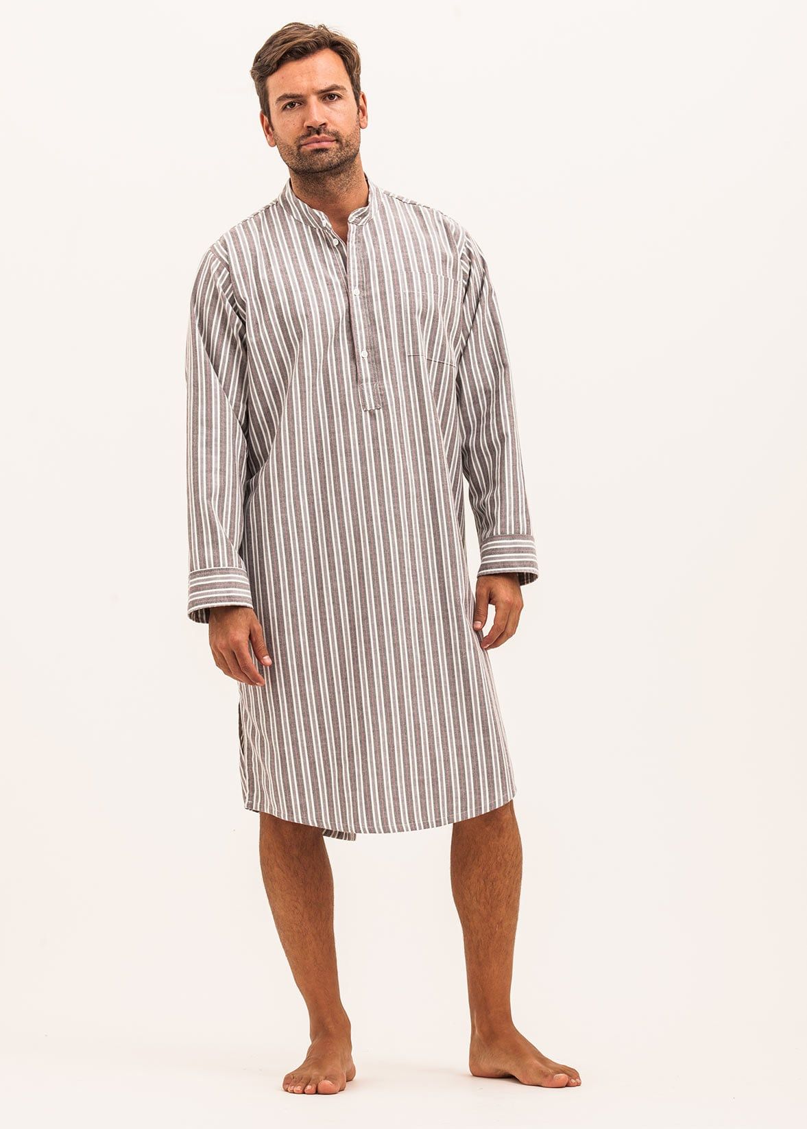 Bespoke - Bowler Stripe Nightshirt